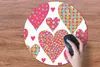 MuchoWow® Mauspad Mousepad Mädchen - Herz - Liebe - Muster Produktbild-Vorschau 4