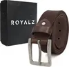 ROYALZ 'Oakland' Antik Vintage Ledergürtel Herren Produktbild-Vorschau 5