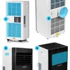 Klimatyzator Przenośny Climative DUO 3kW 3w1 30 m2 WiFi Podgląd zdjęcia produktu 18