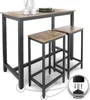 MIADOMODO® Stehtisch Set – 120 x 60 x 90 cm, mit 2 Produktbild-Vorschau 1