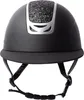 Horze Arix II Reihelm mit Kristallverzierung, Schwarz, Produktbild-Vorschau 2