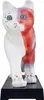Akupunktur Anatomie TCM Katzenkörper Modell Figur Produktbild-Vorschau 2