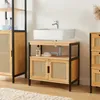 A bathroom vanity with a sink and storage. Náhled obrázku produktu