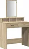 vidaXL Toaletný stolík Sonoma dub 79 x 41 x 140 cm Materiál Náhľad obrázku produktu 1