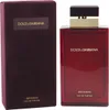 Elegante burgunderrote Box und passender Parfumflakon von Dolce & Gabbana Intense, goldene Schrift und Kappe. Produktbild-Vorschau