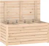 A wooden storage box with its lid open, showing three compartments inside. Náhled obrázku produktu