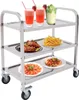 Chariot de service 3 étages Chariot de cuisine inox Chariot Voir les images du produit 1