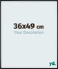A graphic displaying product dimensions and a tagline. Produktbild-Vorschau