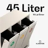 Klarstein Ordnungshüter 3 in 1 Mülleimer - 45L Abfalleimer Produktbild-Vorschau 3