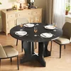Mondeer Ausziehbarer runder Esstisch 110-150 cm oval mit Produktbild-Vorschau 2