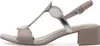 MARCO TOZZI Damen Sandale Textil Sandalette Metallic Produktbild-Vorschau 2