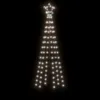 vidaXL Choinka LED w kształcie stożka zimna biel 108 LED Podgląd zdjęcia produktu 9