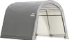 ShelterLogic Folien Zeltgarage Gerätehaus Grau 300x300x240 Produktbild-Vorschau 1