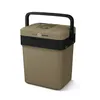 A tan and black portable electric cooler box with a black handle is shown on a white background. Anteprima dell’immagine prodotto