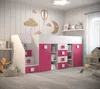 Etagenbett für Kinder Toledo 3 Stockbett mit Treppe, Produktbild-Vorschau 2
