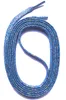 SNORS Glitzer Schnürsenkel flach - TÜRKIS - 5mm - 130cm Produktbild-Vorschau 1