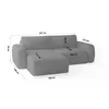 FEDVE Ecksofa Varde MINI L Form Universell Sofa Produktbild-Vorschau 4