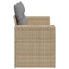 The Living Store Gartensofa mit Kissen 2-Sitzer Beige Poly Produktbild-Vorschau 6