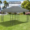 Outsunny Ersatzdach für Metall-Gartenpavillon 3x4 Partyzelt Produktbild-Vorschau 2