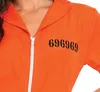 y Sträfling Kostüm Orange Damen - S (34-36) Produktbild-Vorschau 6