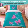 Bettwäsche Butterfly 135x200 80x80 cm aus 100% Baumwolle Produktbild-Vorschau 3