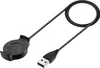 A black USB charging cable with a magnetic dock for a smartwatch. Produktbild-Vorschau