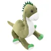 vidaXL Dino Kuscheltier Brontosaurus Plüsch Grün Produktbild-Vorschau 2