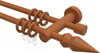 Interdeco Gardinenstange / Vorhangstange Kirschbaum Produktbild-Vorschau 1