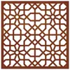 vidaXL Zahradní nástěnná dekorace 55x55 cm Corten Steel Náhled obrázku produktu 3