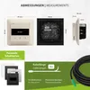 Termostato Z-Wave Heatit Z-TRM6, colore bianco RAL 9010 Anteprima dell’immagine prodotto 5
