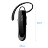 A black Bluetooth earbud with dimensions indicated. Produktbild-Vorschau