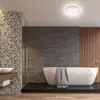 LED Deckenleuchte Bad rund Badezimmer-Lampe flach IP44 Produktbild-Vorschau 2