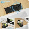 Schwarzer Schwammhalter für Küchenspüle, Spülbecken-Caddy Produktbild-Vorschau 2