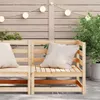 vidaXL Garten-Ecksofa Massivholz Kiefer Produktbild-Vorschau 2