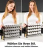 sada 12 třípatrových kovových stojanů na koření s 12 dózami Náhled obrázku produktu 9