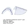 2pcs Brille Seitenschutz transparenter Elastomer Produktbild-Vorschau 7