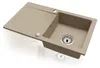 [Granitspüle 76x44 Beige]Hochwertig beidseitig Montierbar Produktbild-Vorschau 2