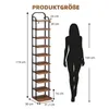 A diagram showing product dimensions and a silhouette of a person for scale. Produktbild-Vorschau