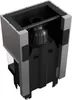 A cutaway view of a fireplace insert, showing its internal components and construction. Anteprima dell’immagine prodotto