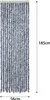 Flauschvorhang U-48 / 56 x 185  blau/grau-meliert Productafbeelding-voorbeeld 2