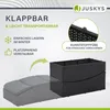 Juskys leżak ogrodowy Lamia składany - Polirattanowy leżak Podgląd zdjęcia produktu 12