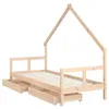VidaXL 834549, Drevo, 80 x 200 mm, 1 kusov Náhľad obrázku produktu 4