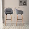 lot de 2 tabourets de bar Grant velours Voir les images du produit 2