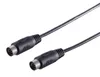 S-IMPULS Audiokabel, 2x DIN-Stecker 5-polig, 1,5 m, schwarz Produktbild-Vorschau 1