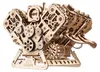 Puzzle 3D, Moteur V8, Ugears, bois, 776 pièces Voir les images du produit 1