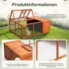 FCH Kleintierstall Hühnerstall mit Dachöffnung, Produktbild-Vorschau 2