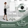 Lavagna a fogli mobili 100 × 65 cm, mobile su rotelle, Anteprima dell’immagine prodotto 4
