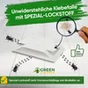 An image showing a product with text overlays and illustrations, designed for marketing purposes. It features beetles, a magnifying glass, and a sticky trap. Produktbild-Vorschau