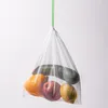 Obst- und Gemüsenetz - Polyester - L: 35cm - B: 25cm - grüner Kordelzug - wiedervenwendbar Produktbild-Vorschau