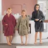 REDBEST Kinder-Bademantel Chicago" mit Kapuze taupe 122 / Produktbild-Vorschau 3